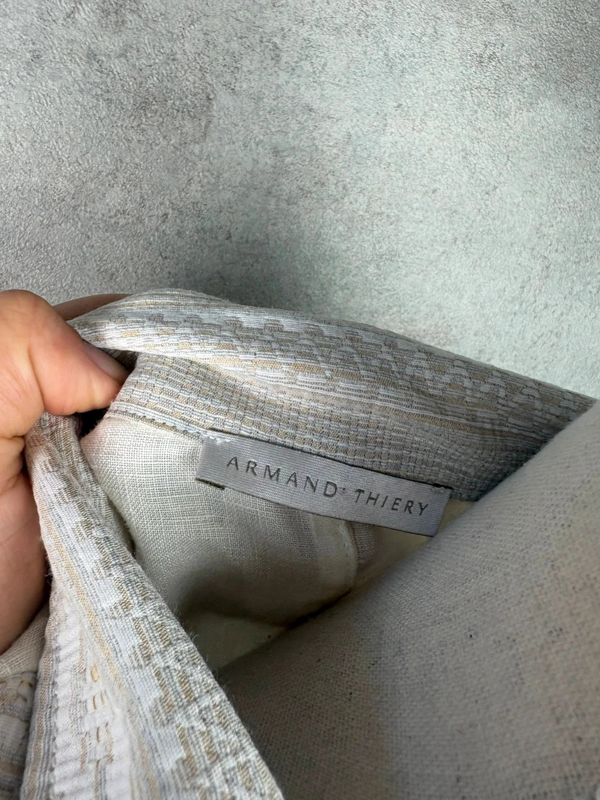 🌸 Off-white cotton blouse Armand Thiery Size 42/XL 🌸 – photo 5